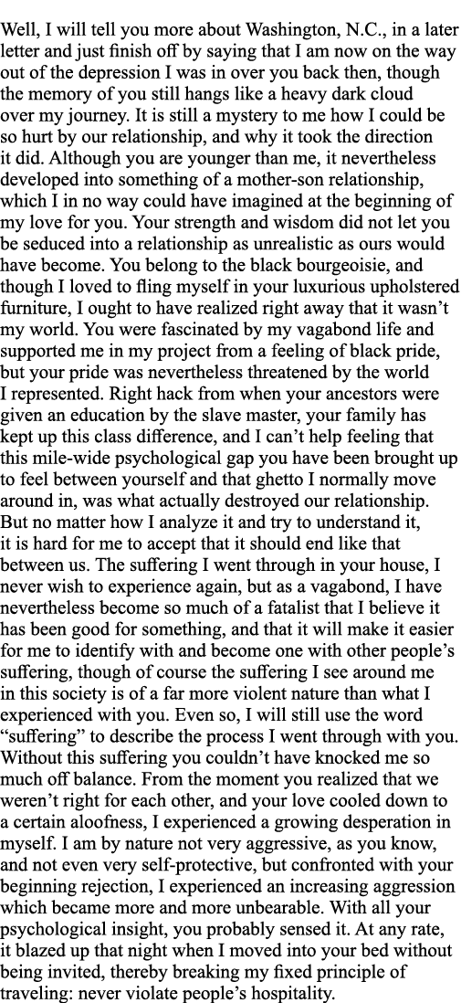 Well, I will tell you more about Washington, N C , in a later letter and just finish off by saying that I am now on    
