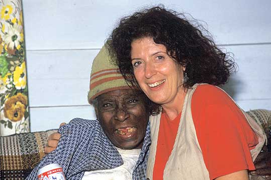 Anita Roddick with Ida