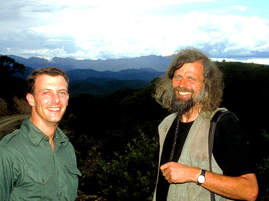 With prince Joachim in Bolivia