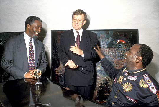 Pr�sident Mbeki og Yul Anderson