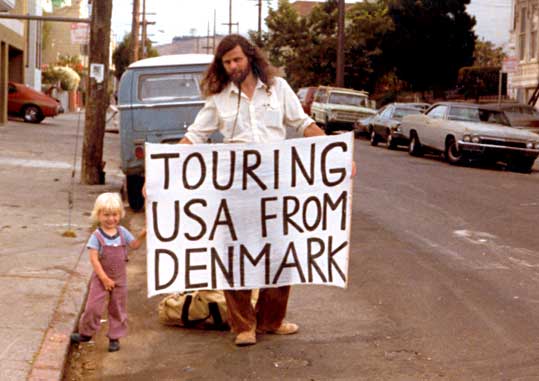 Jacob and Daniel hitchiking around the USA