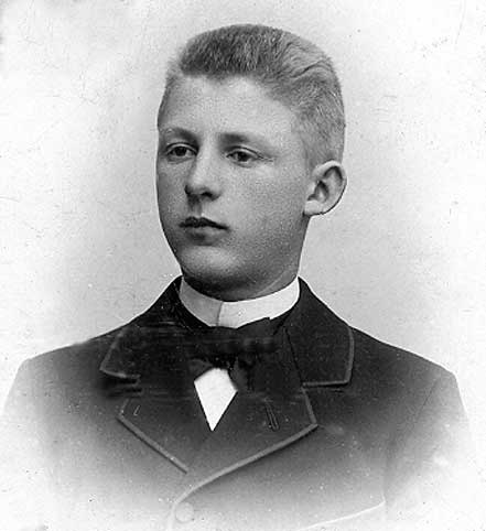 Niels Villads Hansen, Jyllinge, som ung 