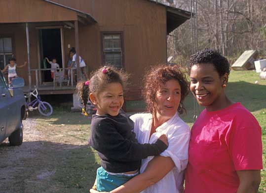 Anita Roddick og Virginia Brown