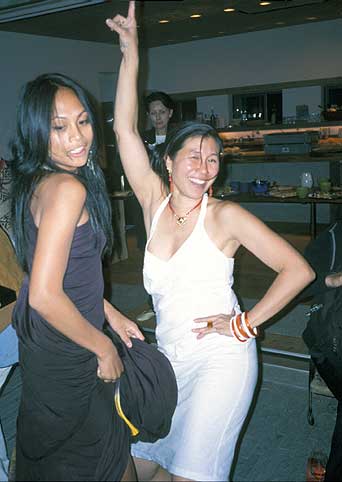 Christina showing the way