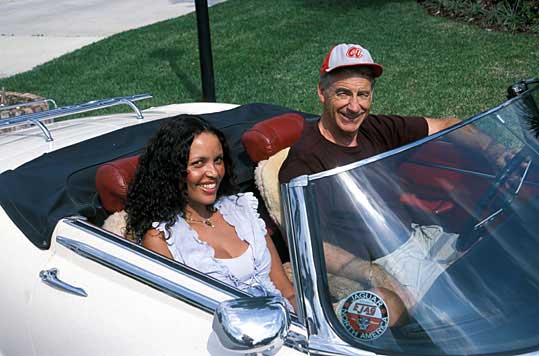Tommy and Rikke in Jaguar