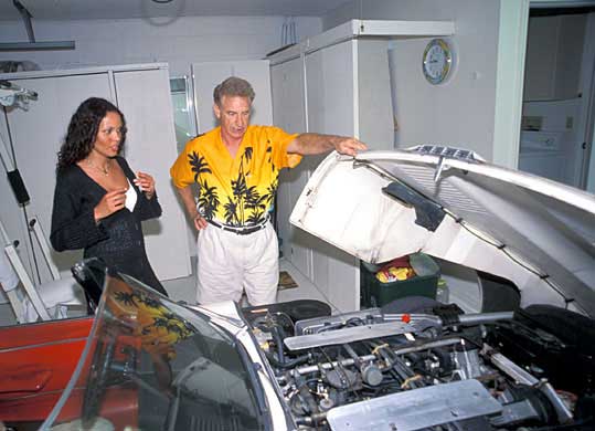 Tommy with Danish model Rikke Marrott