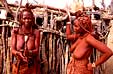 Two Himba women chatting