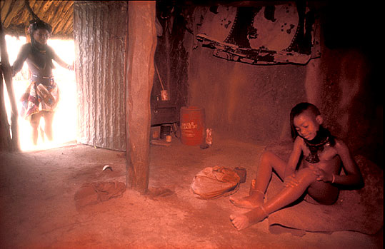 Neighboring tribes woman visit my hostage's son
