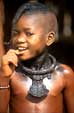 Himba boy covered with butterfat