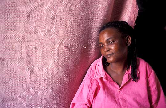 Pink lady in Oshakati