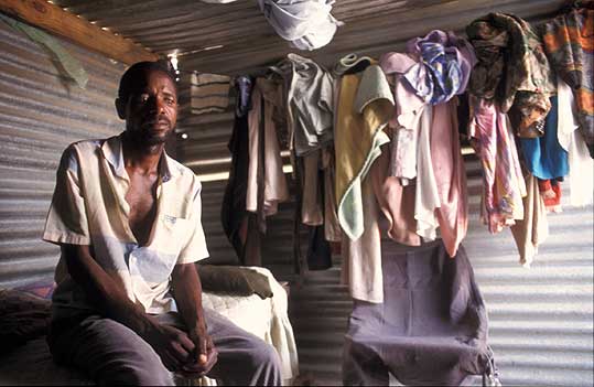 Sick man in Oshakati