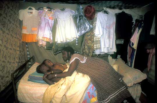 Bedtime in a Katutura shack