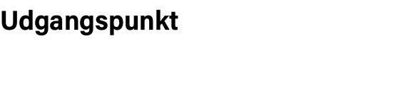 Udgangspunkt 