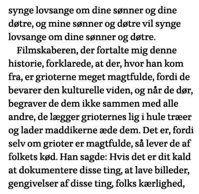 synge lovsange om dine sønner og dine døtre, og mine sønner og døtre vil synge lovsange om dine sønner og døtre  Film   