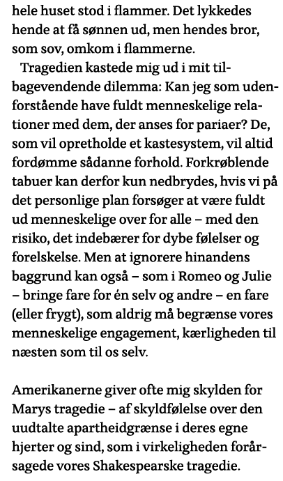 hele huset stod i flammer  Det lykkedes hende at få sønnen ud, men hendes bror, som sov, omkom i flammerne   Tragedie   