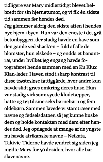 tidligere var Mary midlertidigt blevet helbredt for sin hjernetumor, og vi fik én sidste tid sammen før hendes død  J   