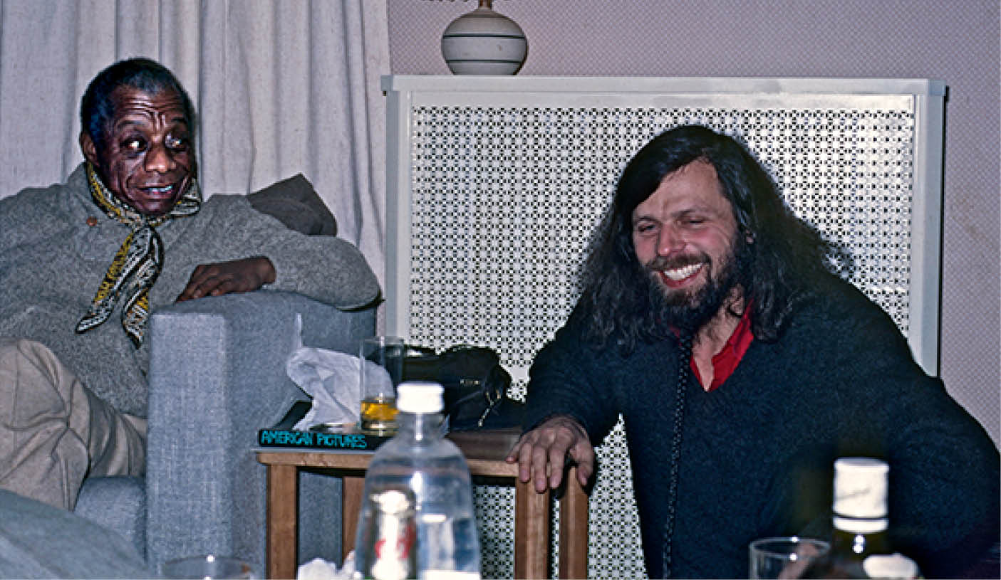 1987 - Talking with James Baldwin all night after he saw the 5 hour show 