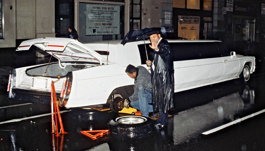 2001 - outside Broadway Theater, NY 