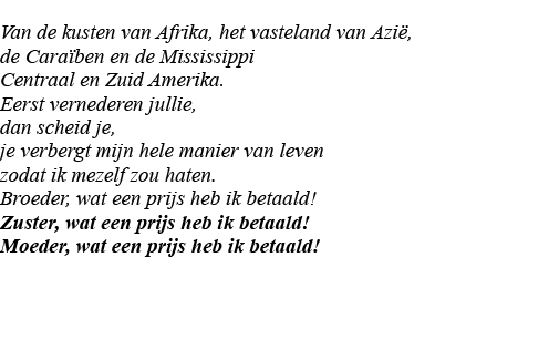 Van de kusten van Afrika, het vasteland van Azië, de Caraïben en de Mississippi Centraal en Zuid Amerika  Eerst verne   