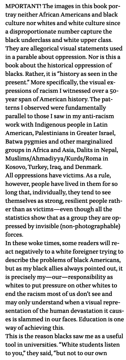 MPORTANT  The images in this book portray neither African Americans and black culture nor whites and white culture si   