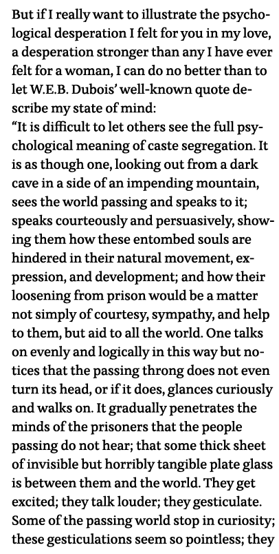 But if I really want to illustrate the psychological desperation I felt for you in my love, a desperation stronger th   