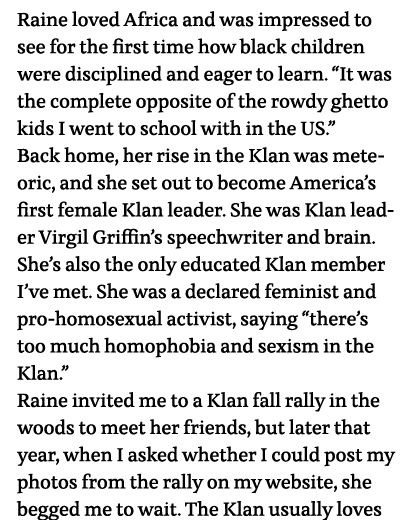 Raine loved Africa and was impressed to see for the first time how black children were disciplined and eager to learn   
