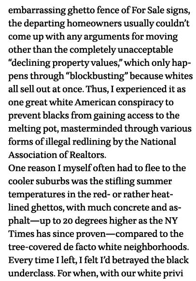 embarrassing ghetto fence of For Sale signs, the departing homeowners usually couldn t come up with any arguments for   