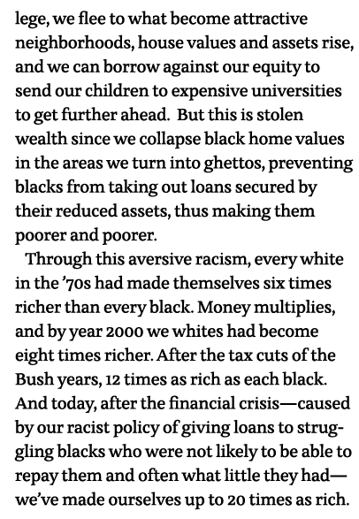 lege, we flee to what become attractive neighborhoods, house values and assets rise, and we can borrow against our eq   