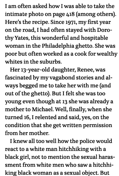 I am often asked how I was able to take the intimate photo on page 418 (among others)  Here s the recipe  Since 1971,   