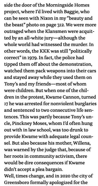 side the door of the Morningside Homes project, where I d lived with Baggie, who can be seen with Nixon in my  beauty   