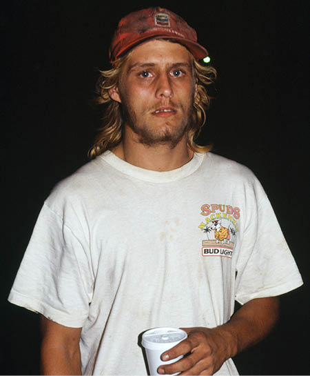 1991 - Woody the night I picked him up 