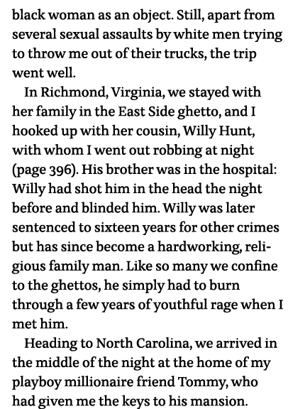 black woman as an object  Still, apart from several sexual assaults by white men trying to throw me out of their truc   