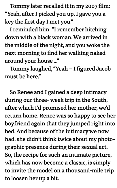 Tommy later recalled it in my 2007 film:  Yeah, after I picked you up, I gave you a key the first day I met you   I r   