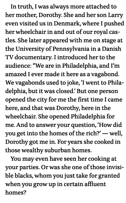 In truth, I was always more attached to her mother, Dorothy  She and her son Larry even visited us in Denmark, where    