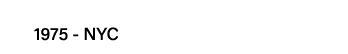 1975 - NYC