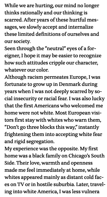 While we are hurting, our mind no longer thinks rationally and our thinking is scarred  After years of these hurtful    