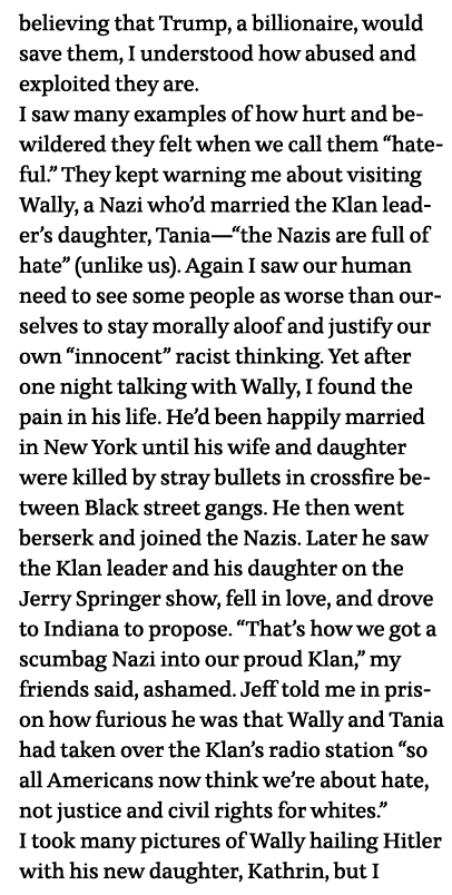 believing that Trump, a billionaire, would save them, I understood how abused and exploited they are  I saw many exam   