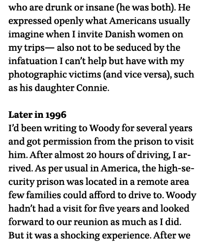 who are drunk or insane (he was both)  He expressed openly what Americans usually imagine when I invite Danish women    