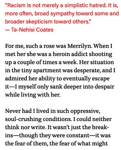  Racism is not merely a simplistic hatred  It is, more often, broad sympathy toward some and broader skepticism towar   