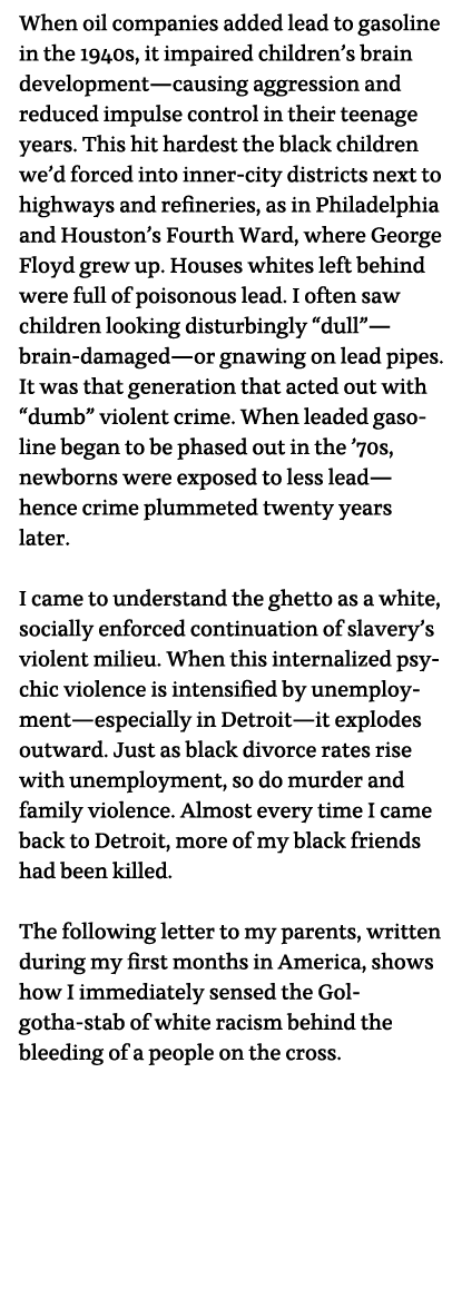 When oil companies added lead to gasoline in the 1940s, it impaired children s brain development—causing aggression a   