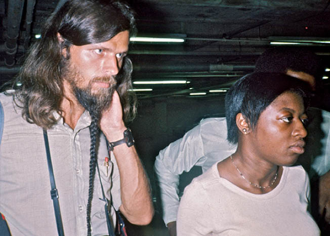 1975 - with Joan Little, Raleigh, NC