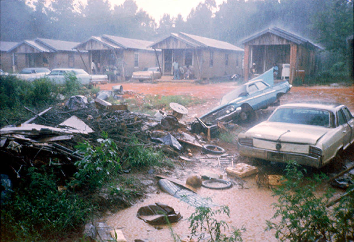 1975 - eastern Meridian, MS - today a shopping mall