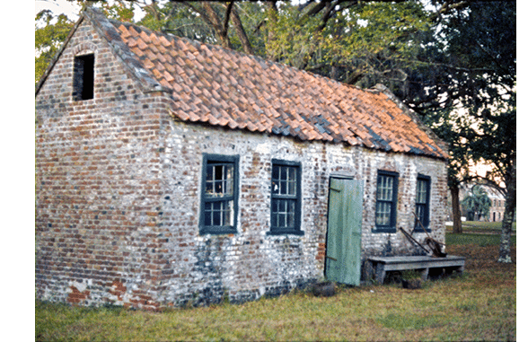 1974 - original slave cabin on plantation, SC