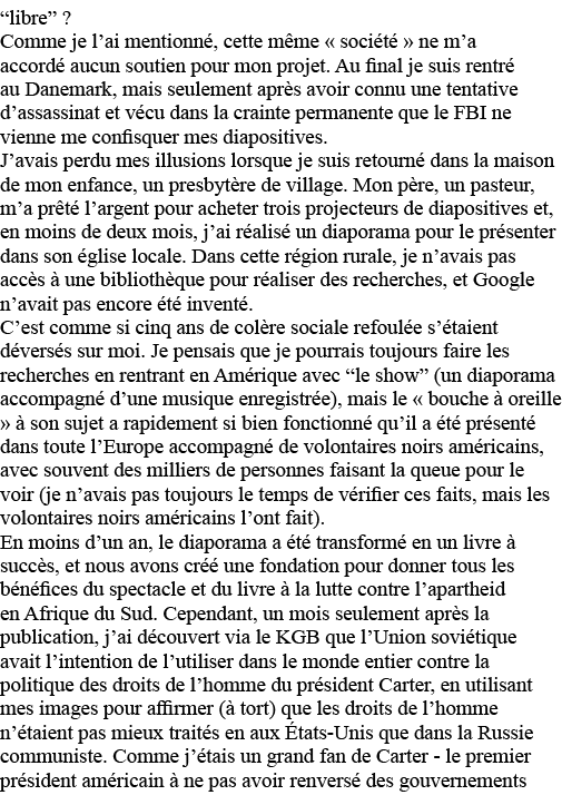  libre    Comme je l ai mentionné, cette même   société   ne m a accordé aucun soutien pour mon projet  Au final je s   