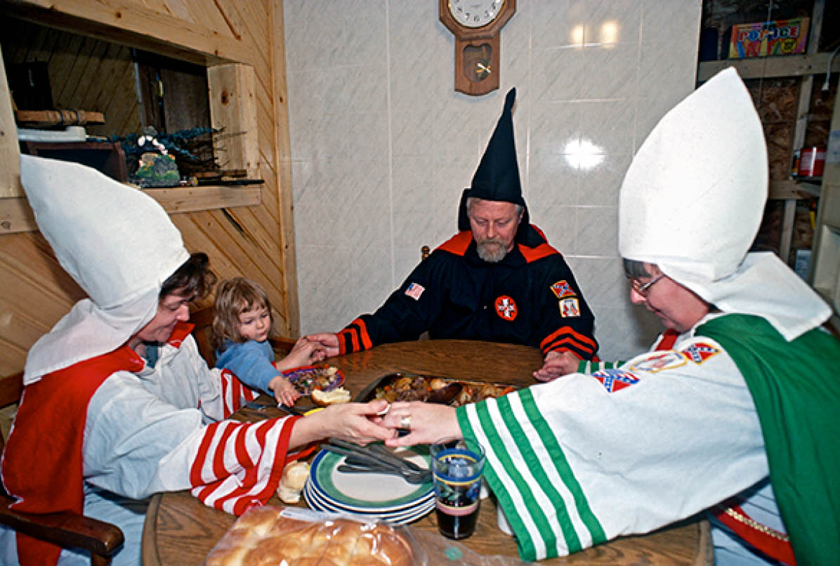 2002 - My first sunday dinner with Grand Dragon Jean and Dennis 