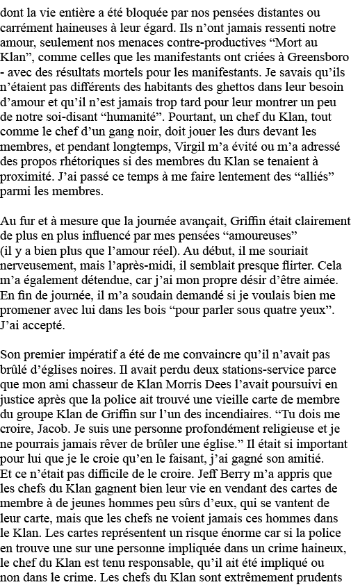 dont la vie entière a été bloquée par nos pensées distantes ou carrément haineuses à leur égard  Ils n ont jamais res   