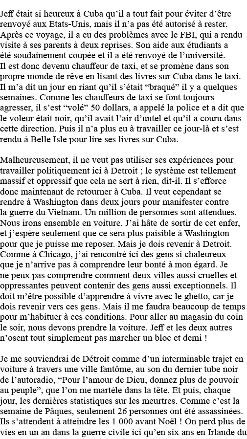 Jeff était si heureux à Cuba qu il a tout fait pour éviter d être renvoyé aux Etats-Unis, mais il n a pas été autoris   