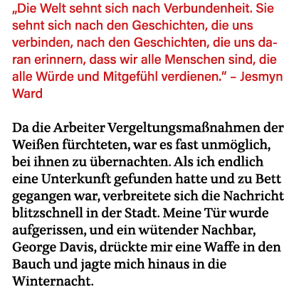  Die Welt sehnt sich nach Verbundenheit  Sie sehnt sich nach den Geschichten, die uns verbinden, nach den Geschichten   