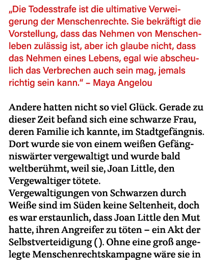  Die Todesstrafe ist die ultimative Verweigerung der Menschenrechte  Sie bekräftigt die Vorstellung, dass das Nehmen    