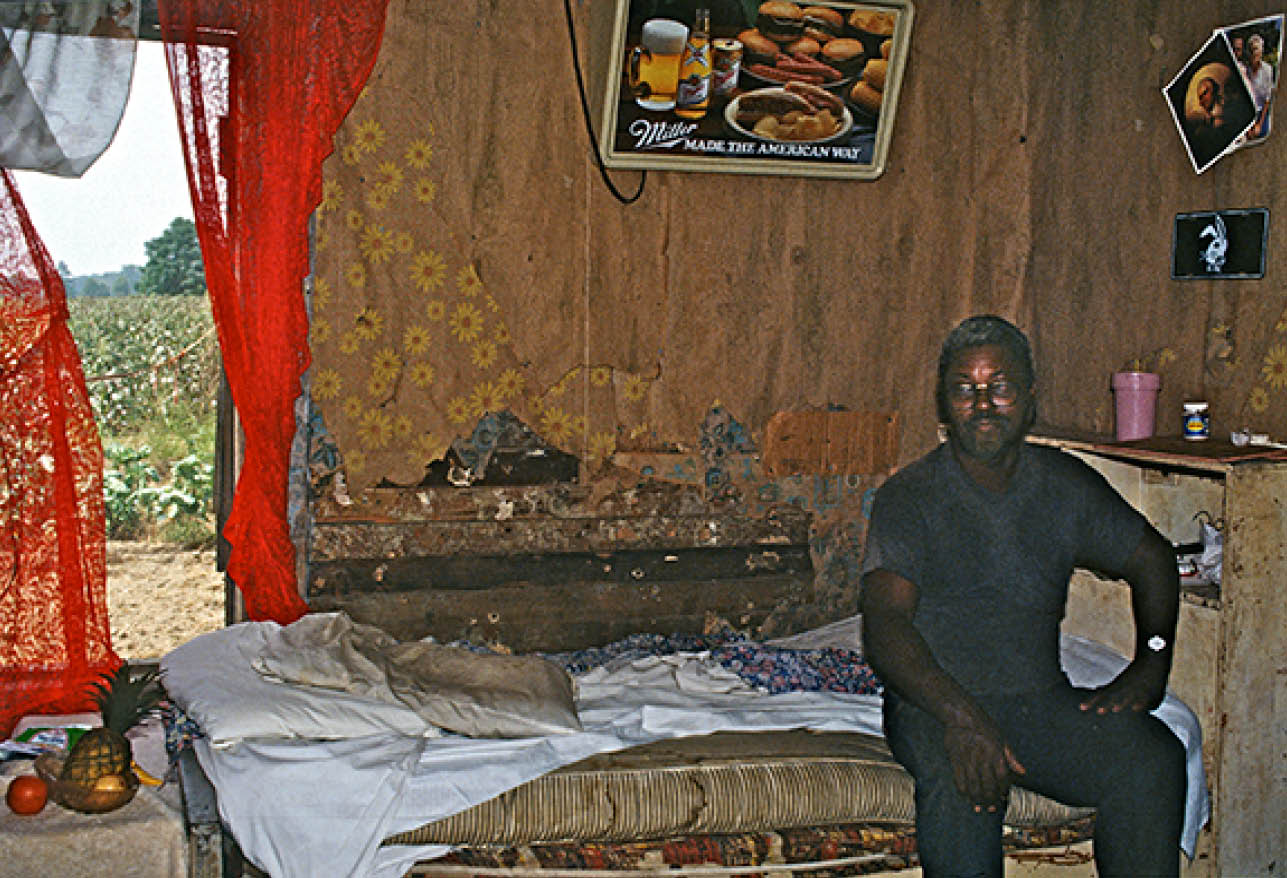 1996 - cotton picker in rural Selma, AL 